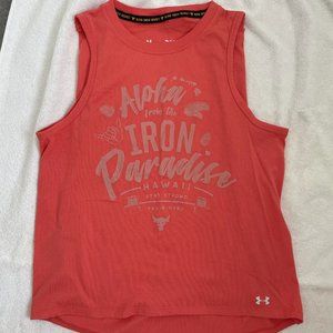 Under Armour Project Rock Aloha Iron Paradise Tank